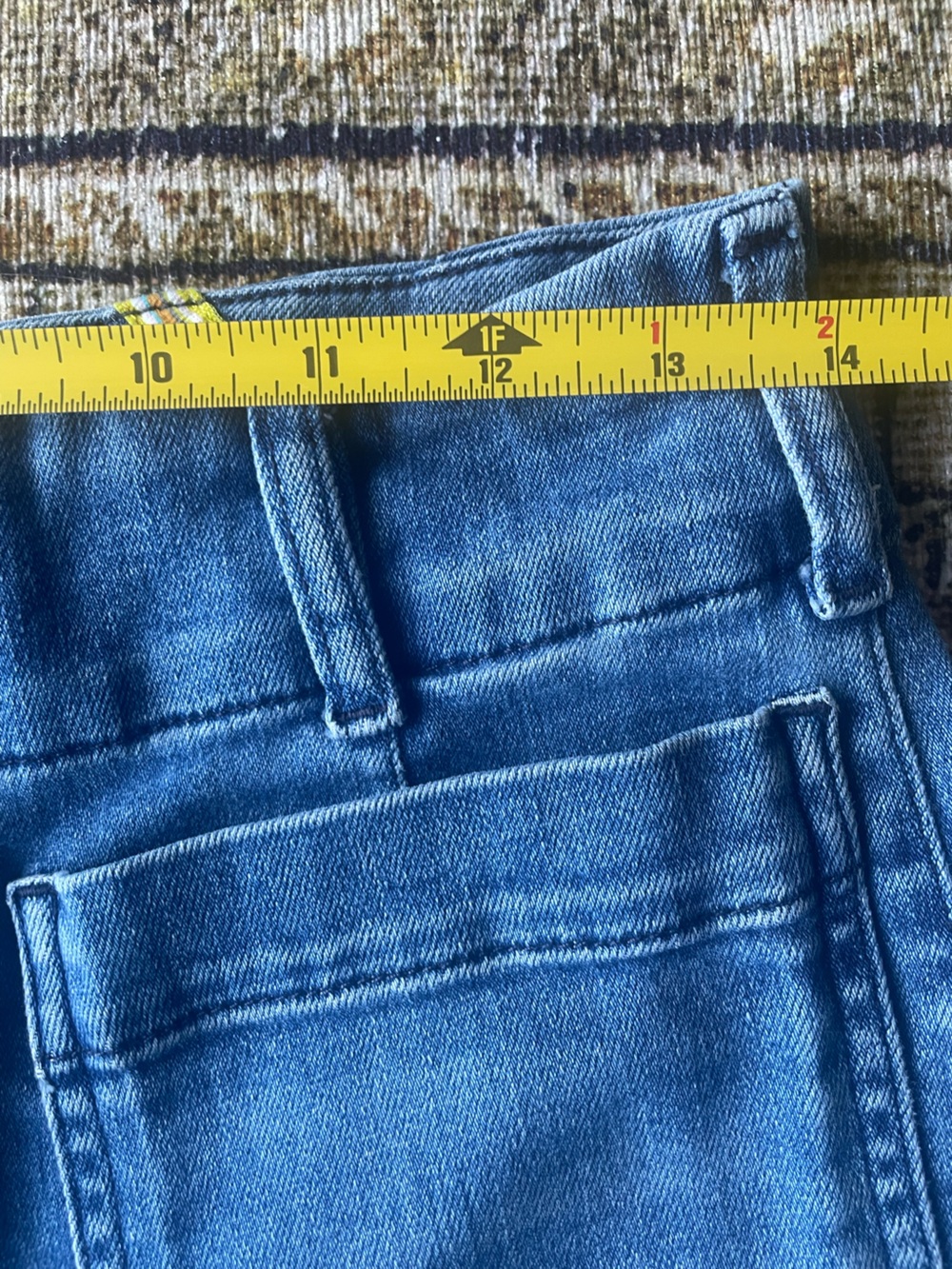 Anthropologie Maeve Colette Jeans 29 High Rise Cropped Wide Leg Baggy Stretch - Picture 6 of 10